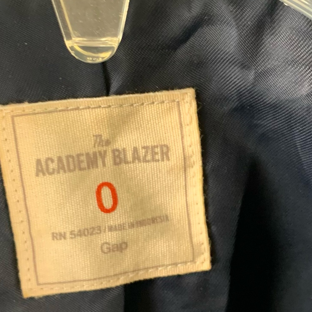 Gap Navy Academy Double Button Blazer Jacket - image 4